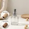 Botella Vacía de Vidrio para Perfume, Decantador de Aroma, Tapa de Madera Cruda, Ins Simple, Múltiples Formas, Se Puede Imprimir Logo