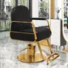 Sillón de Barbería Celebridad de Internet Silla de Peluquería de Moda Silla de Peluquero para Cortar Altura Ajustable Reclinable para Permanente Coloración Silla de Arreglo
