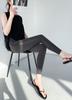 730 Leggings de Malla Fina de Verano con Costuras Pantalones Cortos de Carne Falsa Pantalones Shark para Mujer Transpirables Pantalones de Moda para Mujer