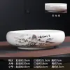 Maceta especial de cerámica para flor de hada acuática sin agujeros para hierba de cobre hidropónica cuenco de bambú rico cuenco de loto de gran diámetro utensilios de loto