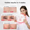 Mascarilla de Belleza de Luz Roja y Azul LED de Amazon Mascarilla de Rejuvenecimiento con Fotones en Casa Instrumento de Belleza Fototerapia Portátil Lámpara de Fila Grande