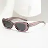 Gafas de Sol Pequeñas Cuadradas Estilo Ojo de Gato con Diseño de Cielo Estrellado Retro Europeo y Americano para Hombres, Moda de Alta Gama, Estilo para Viajes, Gafas de Sol Versátiles para Mujeres, Modernas