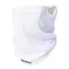 Bufanda de Cuello de Empalme para Exteriores de Verano, Malla Transpirable para Cubrir el Cuello, Bufanda Mágica Deportiva con Letras, Máscara Protectora Solar de Seda de Hielo para Ciclismo