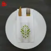 Servilletas de Mesa para Hotel Restaurante Occidental de Alta Gama Servilletas de Papel Grueso sin Polvo Bolsas para Cubiertos de Banquete Fiesta