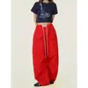 Comercio Transfronterizo Danza Jazz Casual Pantalones de Pierna Ancha Pantalones Deportivos Nuevos Pantalones de Trabajo Estilo Americano para Mujer Corte Holgado Pantalones Largos