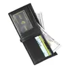 Suministro Transfronterizo Cartera Corta Multifuncional de Piel Sintética para Hombre Moda Comercio Exterior Más Vendida Portatarjetas Cartera para Hombre