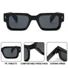 2025 Nuevas Gafas de Sol con Uñas de Arroz Flecha Estilo Coreano para Hombre Gafas de Sol con Uñas de Arroz Moda Personalizada Gafas de Sol Cuadradas de Marco Pequeño