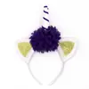 Nueva Diadema de Unicornio Accesorio para el Cabello Diadema Infantil Dibujo Animado Linda Diadema para Niñas Diadema Fina Accesorios para Disfraz
