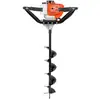 Broca de Solo a Gasolina 1400w Cavadeira Espiral para Solo Perfuradora de Buracos na Terra Ferramenta para Fazer Buracos para Plantio de Árvores Galpão de Pomar Driver de Postes para Construção