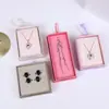 Nueva Caja de Empaque para Joyería Más Vendida Caja Simple para Collar, Pendientes, Pulsera Caja de Joyería Caja de Exhibición para Guardar Pendientes