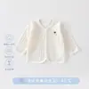 Jaqueta Cardigan Bebê Jingqi Verão Fina Camisa de Ar Condicionado para Bebês Saindo, Top para Meninas, Tricô com Proteção Solar para Meninos