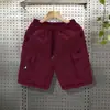 Pantalones Cortos Casuales Delgados de Verano 2026 para Hombre, Estilo Ropa de Trabajo, Marca de Moda High Street, Corte Holgado, Adecuados para Usar al Aire Libre, Pantalones Deportivos de Longitud Media