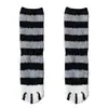 Calcetines de felpa para mujer, forro polar de coral, engrosados para otoño e invierno, calcetines cálidos hasta la pantorrilla, calcetines para el suelo, lindo diseño de pata de gato, calcetines versátiles para el hogar