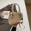 Tendencia de Moda Bolso Concha Diseño Nicho 2025 Primavera Nuevo Estilo Simple Bolso Bandolera de Hombro Texturizado para Mujer