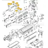 Kit de Revisión de Cuerpo de Motor Mitsubishi Heavy Industries S16R-Pta 32030-28300 Junta Tórica Piezas Genuinas
