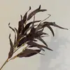 Adereços de decoração de casamento em forma de folha de salgueiro curva com 6 pontas, série de cores outonais, arranjos florais para tetos altos