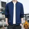 Venda Direta de Fábrica Jaqueta Mais Vendida Outono e Inverno Masculina Primavera Gola Alta Casaco Masculino Simples Estampa Personalizada com Logo