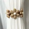 Amarra-cortinas Florais, Tiras Elásticas de Tecido Fofas e Meninas, Acessórios Decorativos Modernos Simples para Cortinas Transparentes, um Par