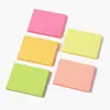 Notas Adhesivas Cuadradas para Estudiantes, Notas Adhesivas Reutilizables, Notas Adhesivas de Colores, Pestañas Marcadoras, Artículos de Oficina, Transfronterizo