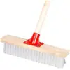 Cepillo fregador de suelos mango de madera cerdas duras cepillo para suelos artefacto para suelos patio exterior suelo cepillo para ranuras de suelo baño sanitario potente