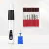 Lima eléctrica de uñas transfronteriza, herramienta portátil inalámbrica de velocidad ajustable para eliminación y pulido de uñas, estilo pluma