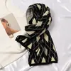 Cachecol Feminino Inverno Estilo Coreano Novo Versátil Acolchoado Quente Outono e Inverno Tendência Estilo Japonês Lã Tricotado Cachecol de Estudante