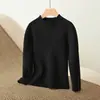 Ropa interior de punto sin costuras de una pieza para niñas, de color liso, Ropa interior de punto a rayas para niños, Estilo primavera y otoño para niños de mediana edad