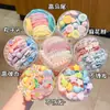 Gomas para el cabello de dopamina para niños, bandas de goma de alta elasticidad para que las niñas se aten coletas altas y moños, cuerdas para el cabello que no dañan el cabello, accesorios para el cabello