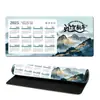 Calendário Ano do Coelho 2025 Mouse Pad Overlock Grande Pad de Mesa Extra Grande Pad de Presente com Calendário