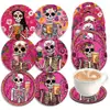Jogos Americanos de Madeira para Novos Produtos Transfronteiriços, Porta-Copos Redondos de Madeira, Artesanato de Madeira para Festas Familiares, Porta-Copos Decorativos de Madeira