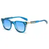 Gafas de Sol de Moda Transfronterizas Europeas y Americanas para Mujer, Gafas de Sol con Protección Solar para Conducir al Aire Libre, Nuevas Gafas de Sol Cuadradas de Gama Alta para Hombre