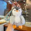 Nuevo Cordón de Mano de 16 cm Colgante de Peluche de Animal Pequeño Curativo Pastoral Europeo Llavero Lindo para Mochila Escolar Regalo
