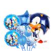 Estilo Caricatura Sonic de Pie Globo Sonic Fiesta Sonic Juego Infantil Set de Globos de Película de Aluminio
