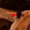 Anzuelo para pesca con mosca, cebo biónico, anzuelo para moscas, mosquito venenoso con efecto fluorescente, cebo biónico Micro Luya, boca de caballo, tira blanca