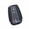 Adecuado para Funda de llave de tres colores para Toyota Carola Highlander corona deslumbrante Prado imponente CHR silicona