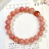 [Doze Signos do Zodíaco] Pulseira Bodhi Rosa para Mulheres, Contas de Círculo Único Buda do Ano de Nascimento, Contas de Oração, Pulseira de Joias Culturais, Atacado do Fabricante
