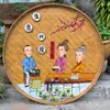 Cesta de bambú tejida a mano pintada a mano cesta para aventar pintura decoración de restaurante pintura de pared de granja hotel casa de huéspedes habitación privada compartimento pared de fondo decoración colgante