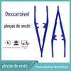 Pinças de plástico descartáveis acessórios pinças de plástico pinças de plástico comprimento do clipe de plástico 10. 5cm em stock