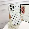 Funda magnética para teléfono Apple 18Promax Dos en uno Iphone17 Punto negro Agujero grande Funda protectora