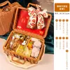 Recuerdos para Damas de Honor, Cestas de Mimbre para Bodas, Cajas de Regalo Prácticas de Alta Gama para el Grupo de Hermanas