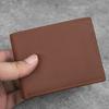 Explosiones Transfronterizas Cuero Encerado al Aceite Billetera para Hombre Cuero Superior Billetera Doble RFID Clip Dorado Porta Tarjetas Multitarjeta