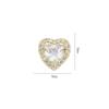 LZ Mismo Estilo Joyería para Uñas Arte de Uñas Serie Zircón Lujo Ligero Lazo Oso Inteligente Nuevo Amor Borla Joyería para Uñas