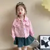 Chaqueta de Mezclilla para Niña 2025 Nueva Elegante Principios de Primavera Bebé Niña Ropa de Otoño Chaqueta Superior de Primavera y Otoño para Niños