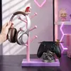 Suporte de armazenamento para chapéus de Natal, base de suporte 2 em 1 para controle, para Switch/Xbox, uma peça de exibição criativa para mesa