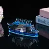 Botella a la deriva creativa brillante Reloj de arena mediterráneo Gota de aceite Adorno de decoración de escritorio para el hogar Regalo de cumpleaños para niños