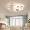 Lámpara creativa para habitación infantil lámpara de techo inteligente nube de amor lámpara moderna simple para dormitorio lámpara de habitación de dibujos animados estrella