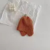 Chapéu de Lã Quente com Pompons e Abas para Ouvido, Estilo Coreano, Fofo, para Bebê, Versátil, Gorro para Bebê - Outono e Inverno Ins2022