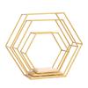 Suministro Estante Hexagonal Estante de Pared Pared de Sala de Estar Colgante de Pared Habitación Dormitorio Almacenamiento de Pared