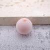 Cuentas Acrílicas con Agujero Recto, Cuentas Afelpadas con Hilo Pasante, Cuentas Redondas para Manualidades con Cuentas, Accesorios Versátiles de Cuentas Sueltas para Joyería DIY