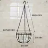 Suporte de parede de ferro forjado corrente de suspensão vaso suspenso para planta-aranha prateleira corrente de suspensão planta aérea suspensa suporte de flores para varanda vaso de suculenta